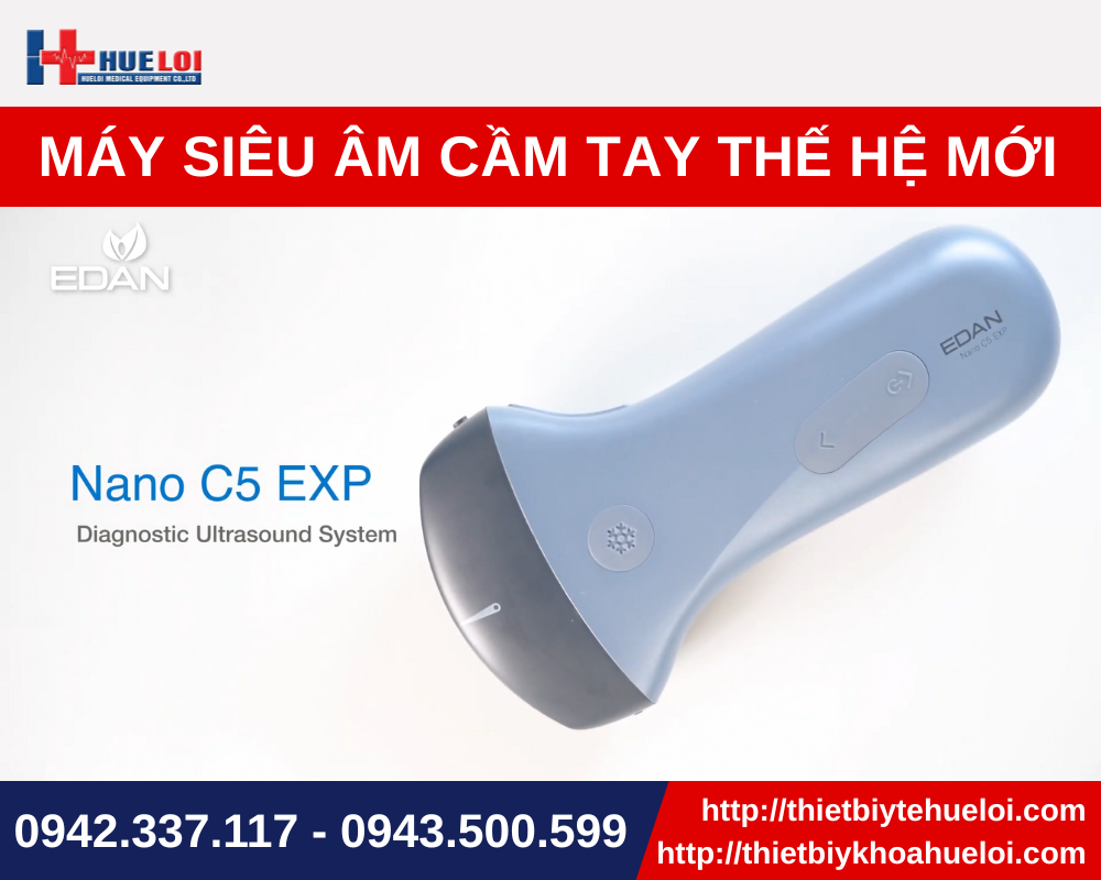 MÁY SIÊU ÂM CẦM TAY THẾ HỆ MỚI EDAN NANO C5 EXP